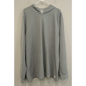 Marine Layer Weekend Sport Waffle Quarter Zip Hoodie Pullover Size XL